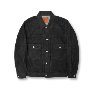 2102BK - Type 2 Black Denim Jacket -