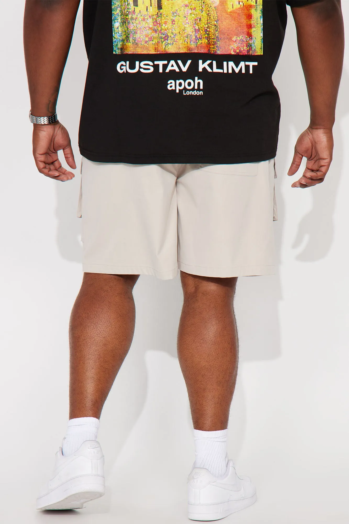 All Cap Utility Nylon Cargo Shorts - Grey