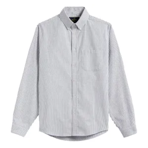 Brushed Striped Oxford Blue