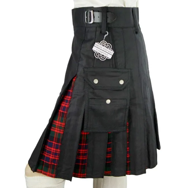 Cargo Kilts - Tartan Combo Utility Kilt: MacDonald Modern Tartan