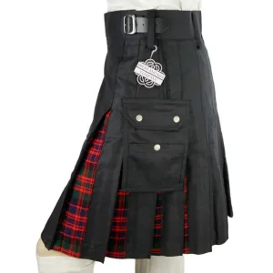 Cargo Kilts - Tartan Combo Utility Kilt: MacDonald Modern Tartan