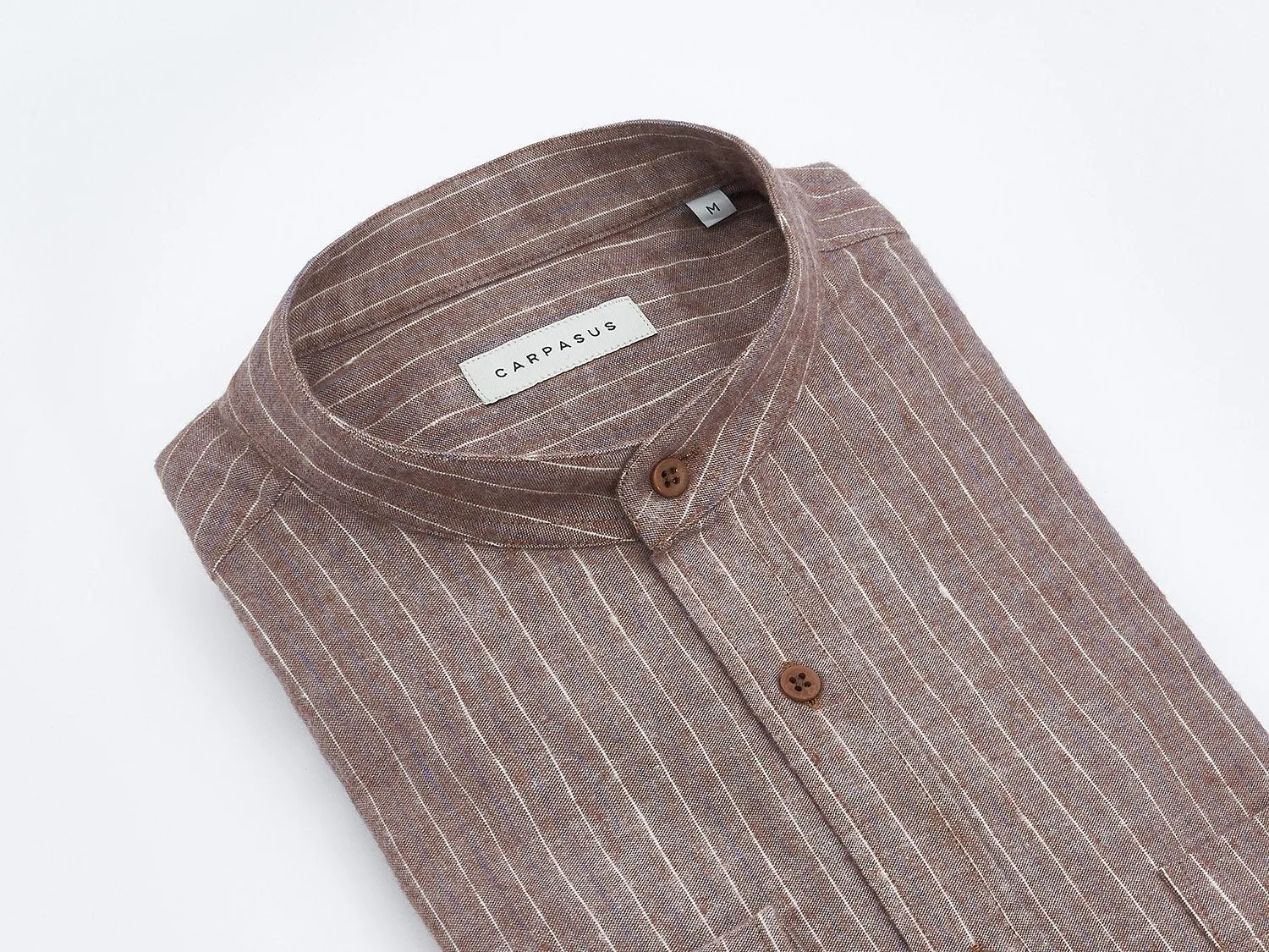 Casual Flannel Shirt Scurido Brown