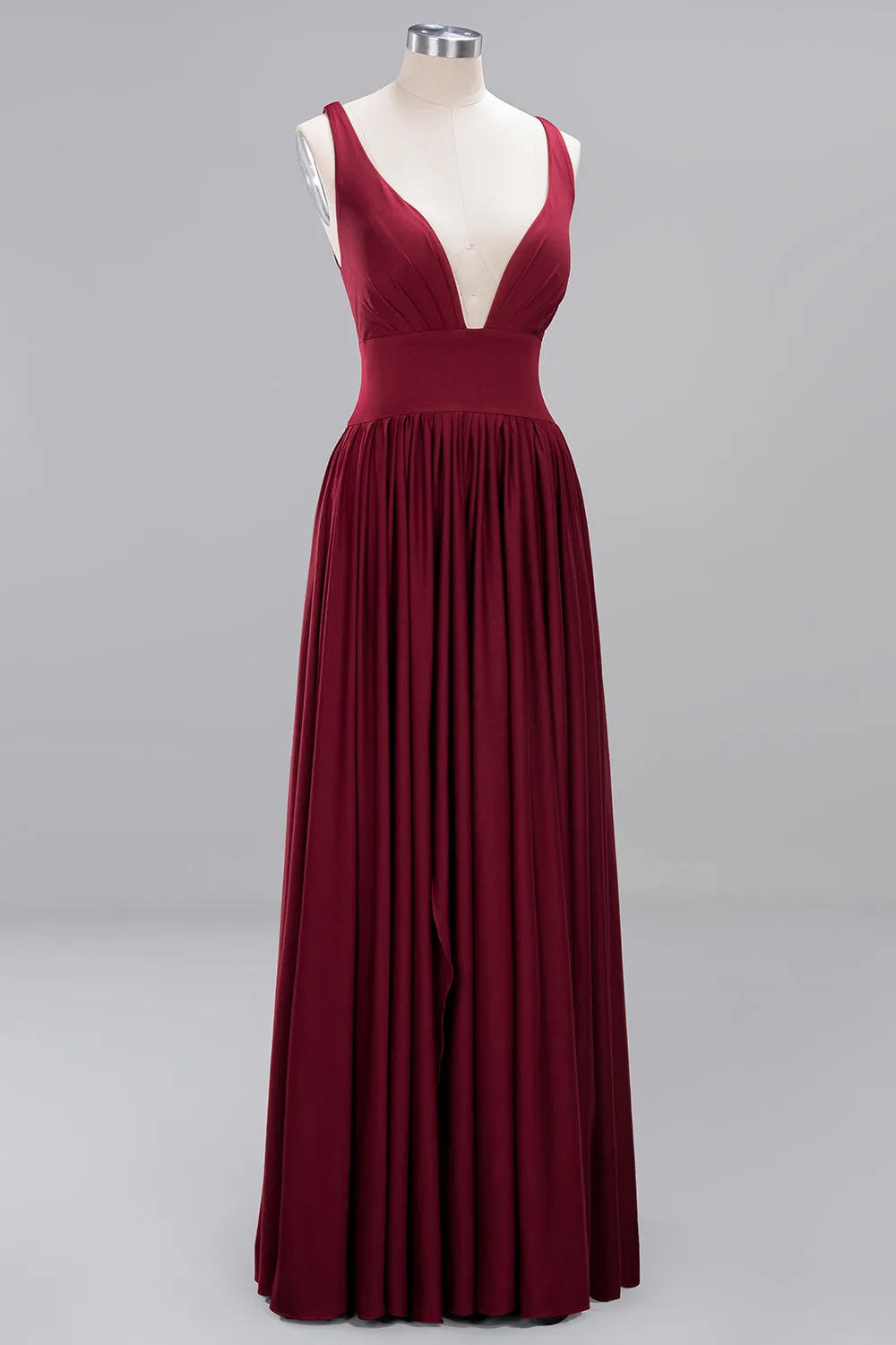 Champagne Burgundy Blue Bridesmaid Dresses Elastic Fabric Wedding Party Evening Cocktail Dress