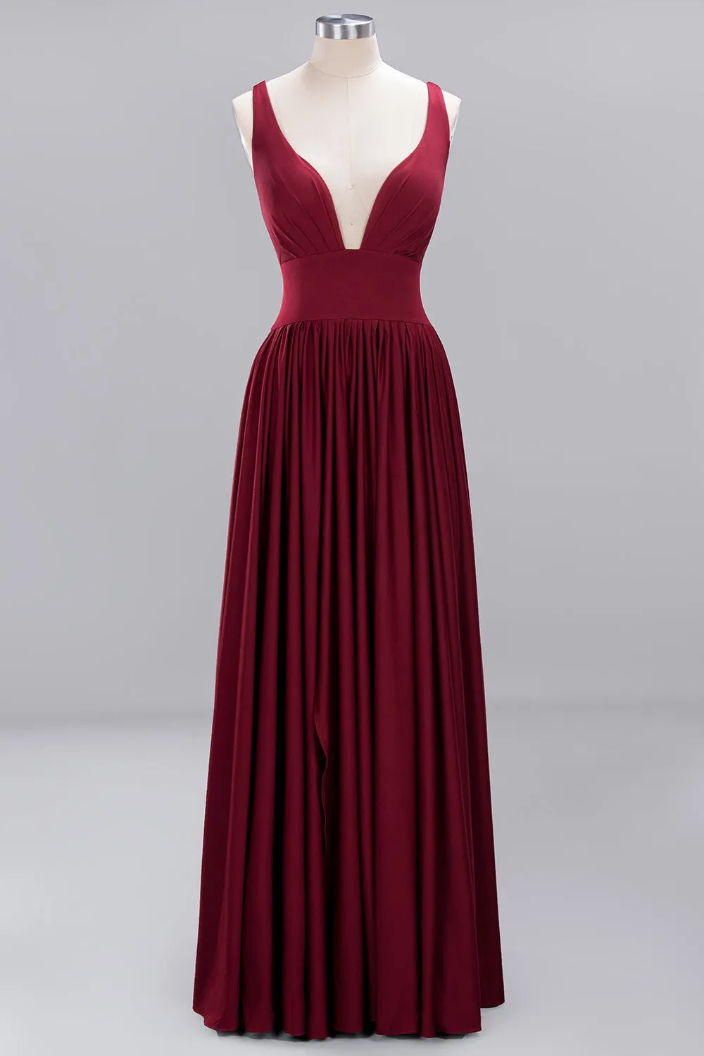Champagne Burgundy Blue Bridesmaid Dresses Elastic Fabric Wedding Party Evening Cocktail Dress