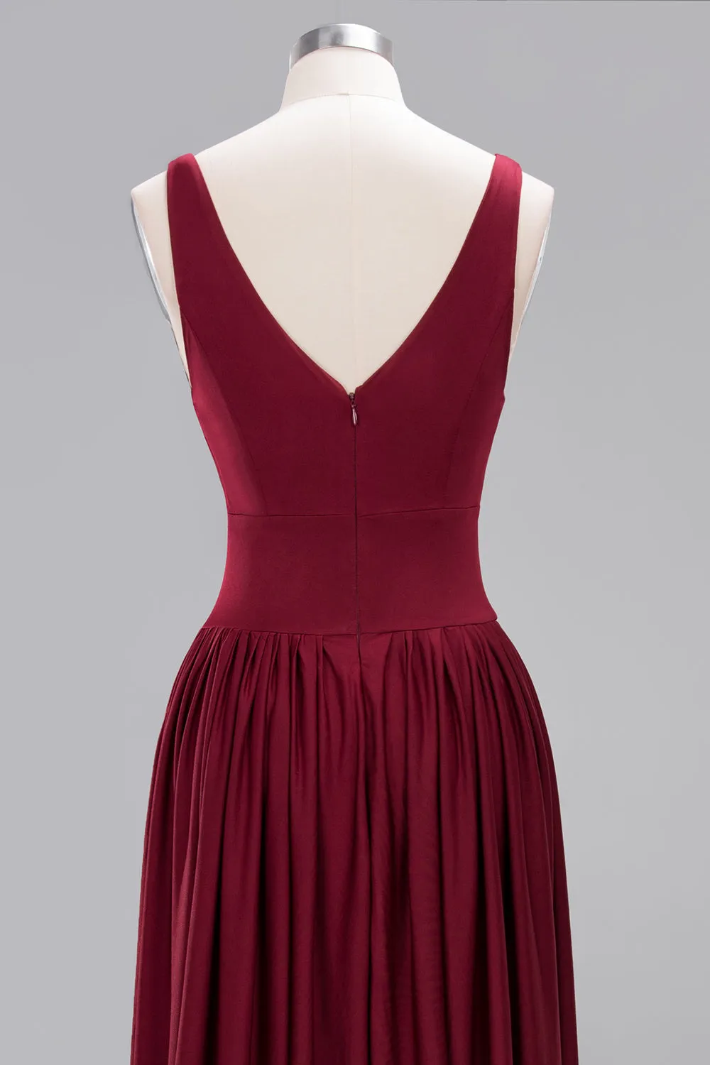 Champagne Burgundy Blue Bridesmaid Dresses Elastic Fabric Wedding Party Evening Cocktail Dress