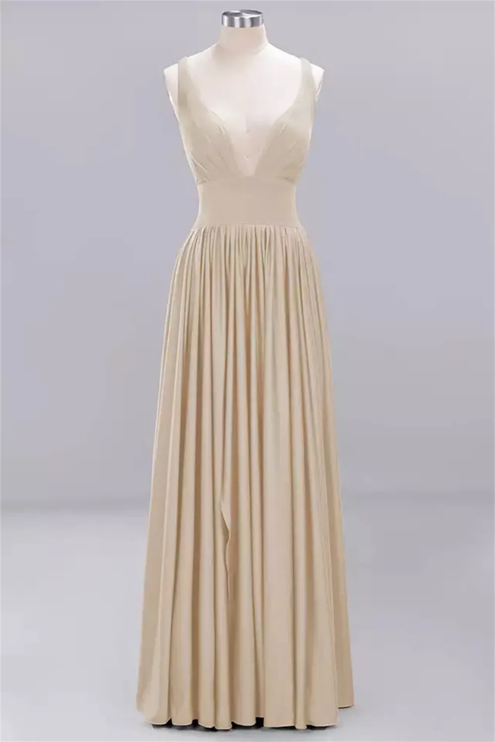 Champagne Burgundy Blue Bridesmaid Dresses Elastic Fabric Wedding Party Evening Cocktail Dress