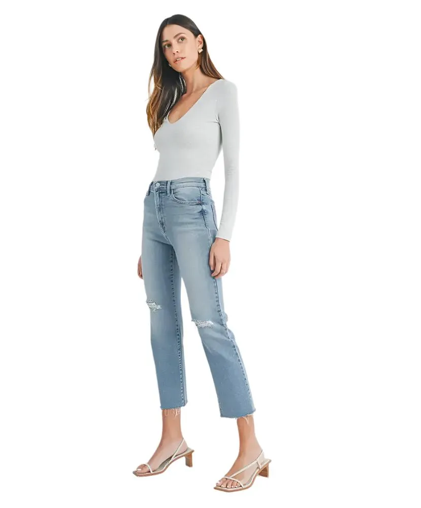 Dallas Distress Slim Straight