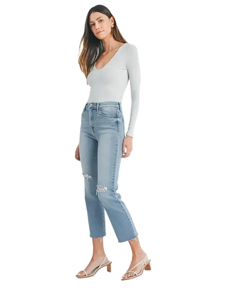 Dallas Distress Slim Straight