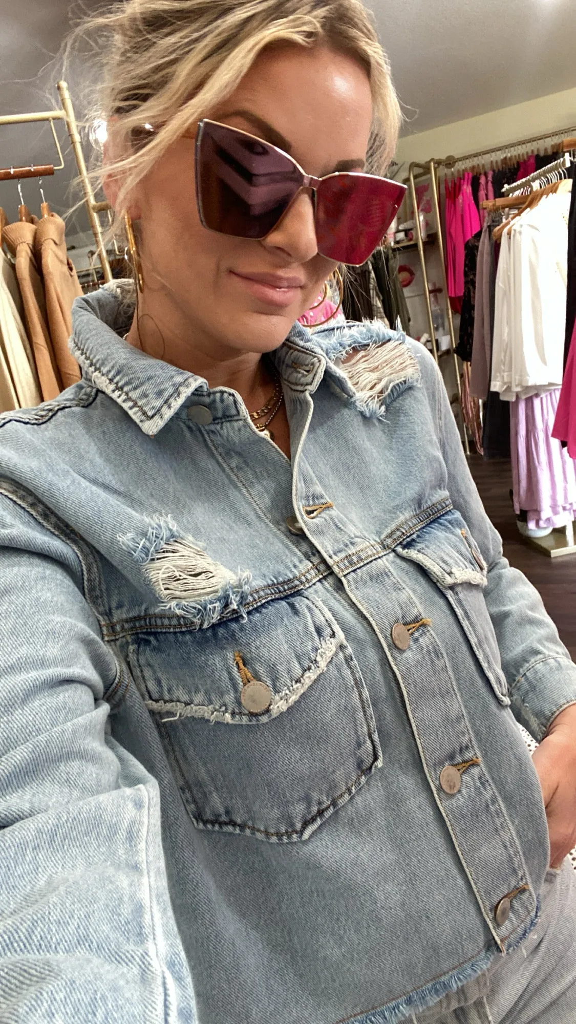 Dear John Keva Denim Jacket in Astoria