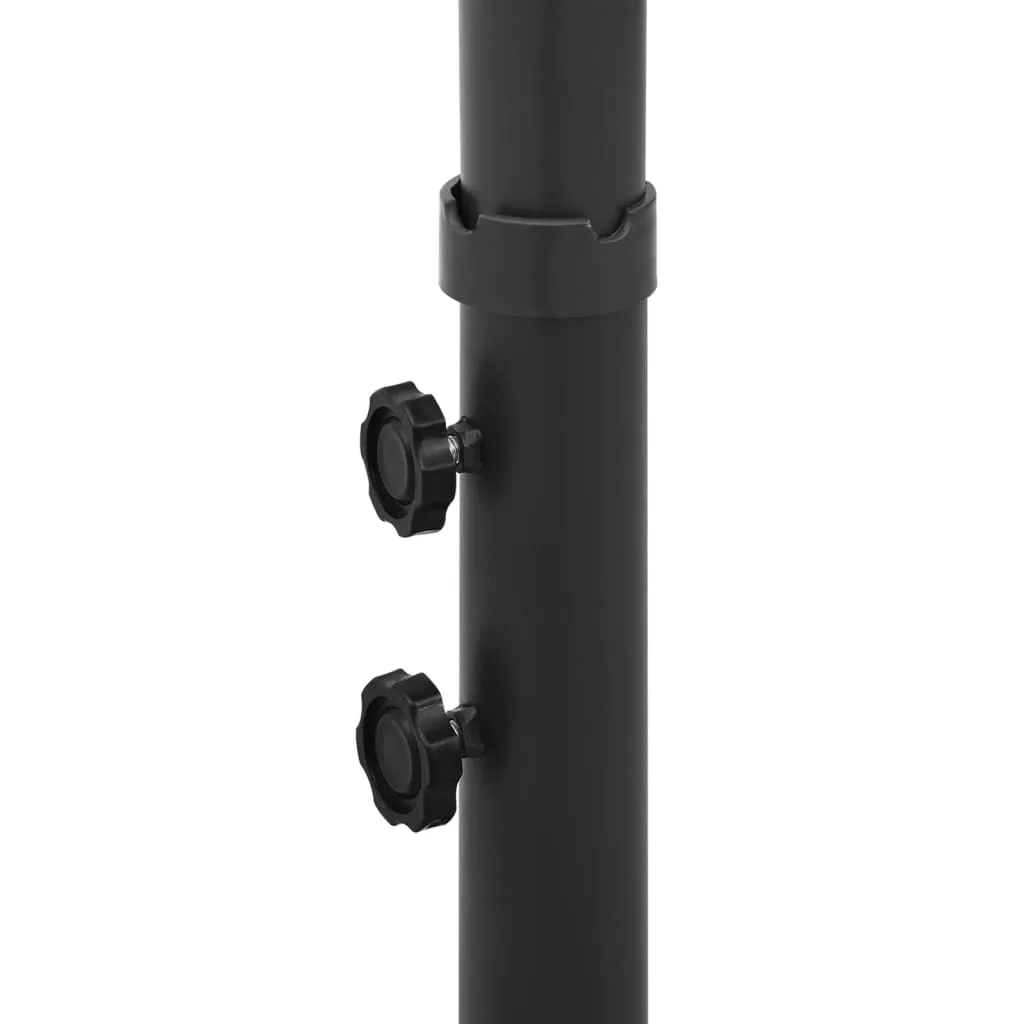 Double Parasol with Steel Pole Anthracite 600x300 cm