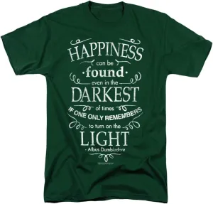 Harry Potter Shirt Dumbledore Happiness Quote T Shirt and Stickers Collection