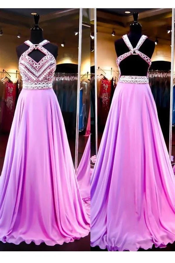High Quality A-line Backless Evening Dress Prom Dresses Evening Gowns  PG298