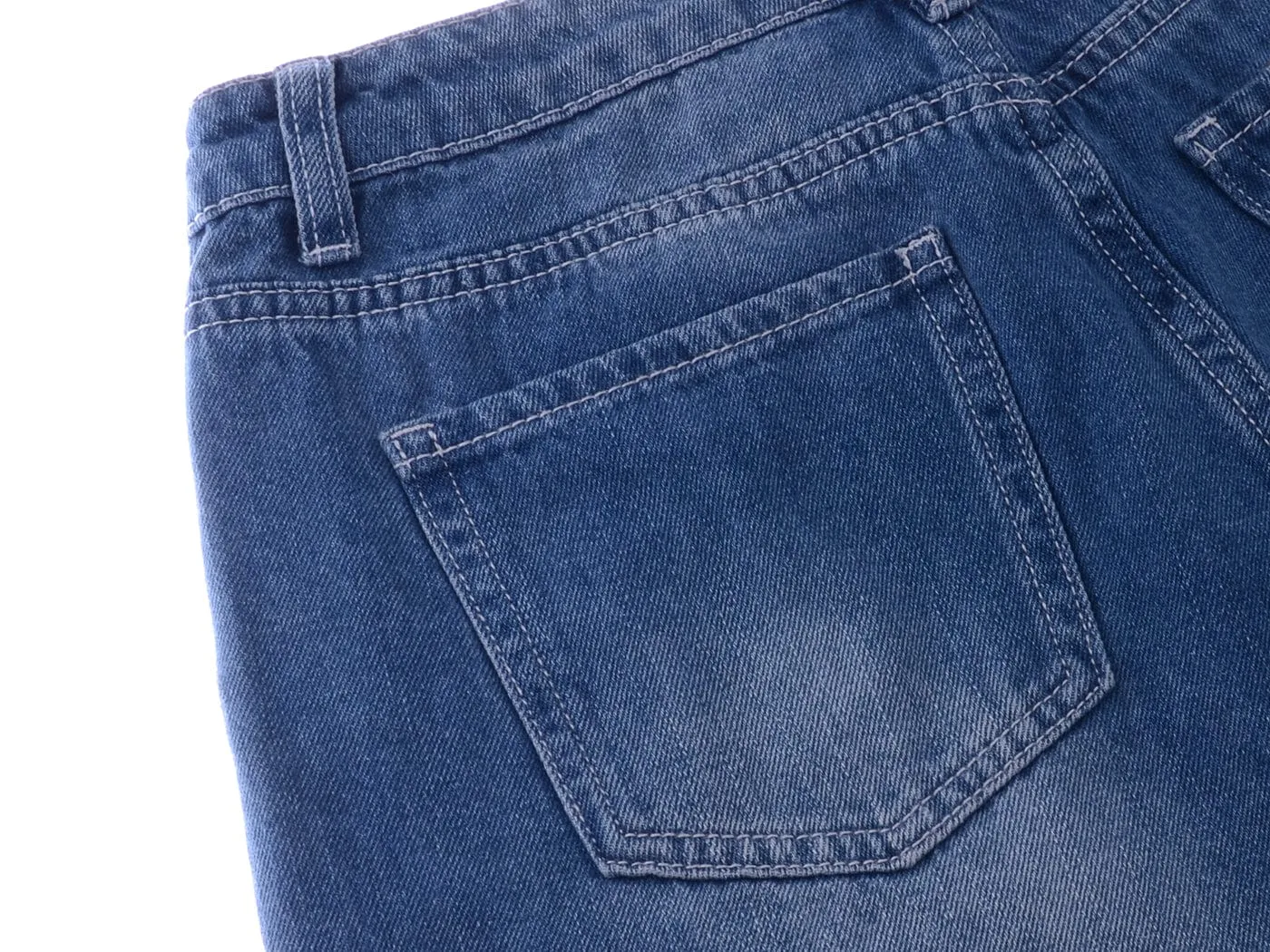 High Waist Ripped Boyfriend Jeans