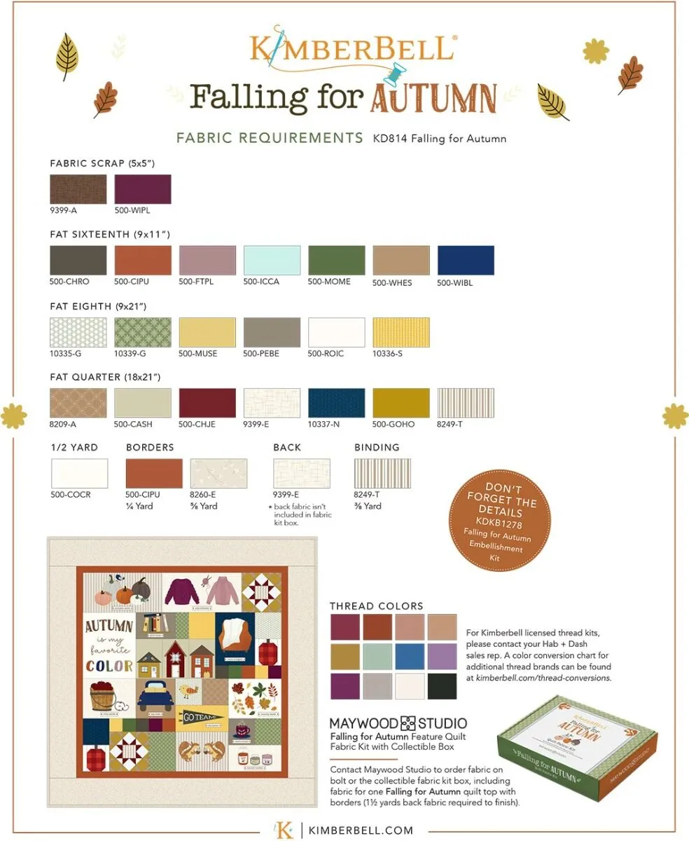 Kimberbell Falling for Autumn Book & CD