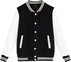 Kingspinner mens Classic Stand Collar Bomber Jacket Slim Fit Varsity Baseball Jacket Bomber Casual Sweater Outwear