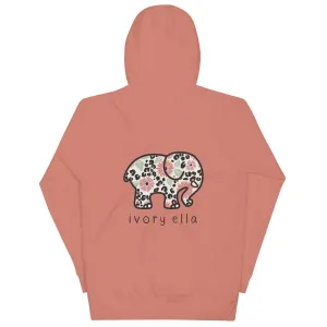 Leopard Blooms Unisex Hoodie