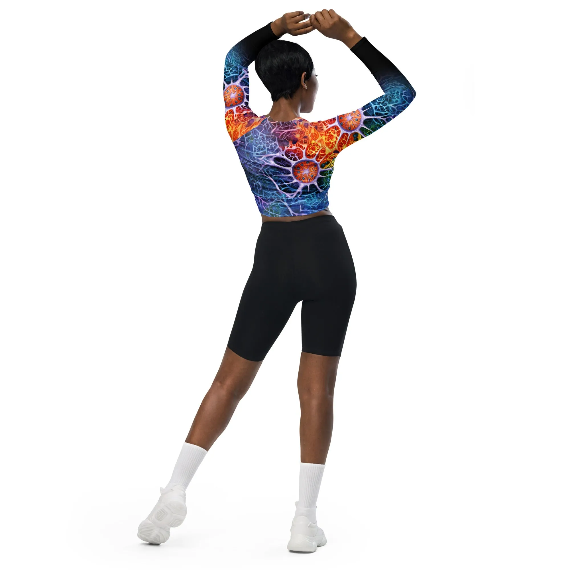 Long-Sleeve Crop Top Cytoskeleton