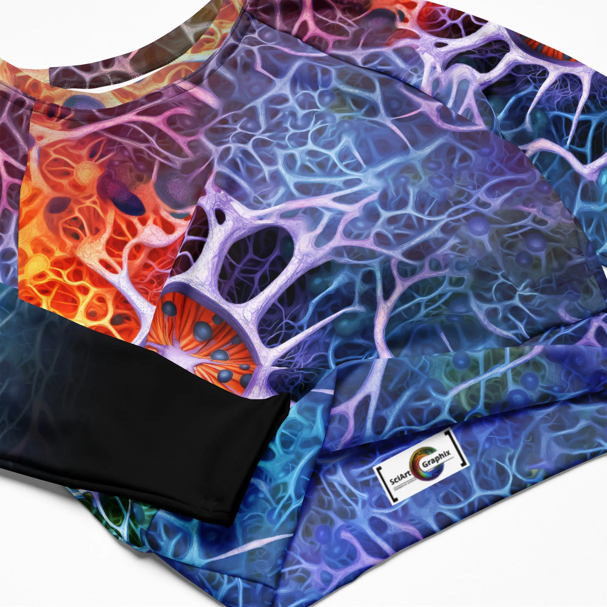 Long-Sleeve Crop Top Cytoskeleton