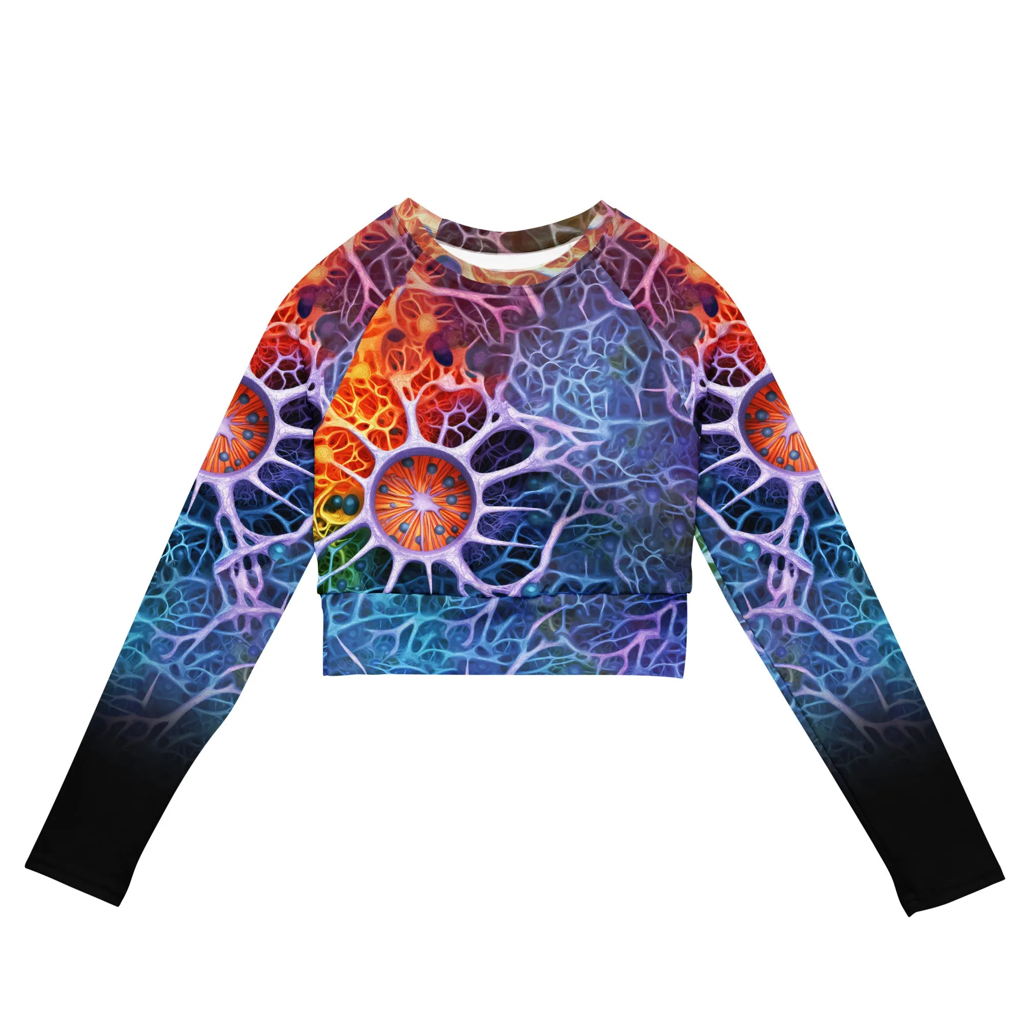 Long-Sleeve Crop Top Cytoskeleton
