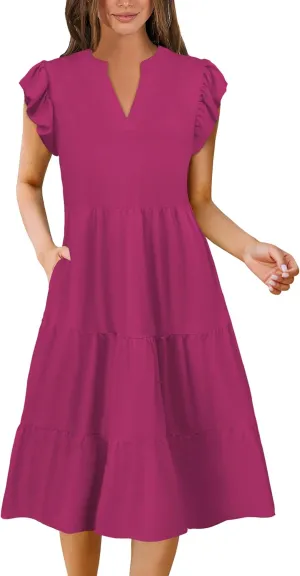 MixShe Summer Dresses for Women 2025 Elegant Classy Casual Fashion Dress S-XXL