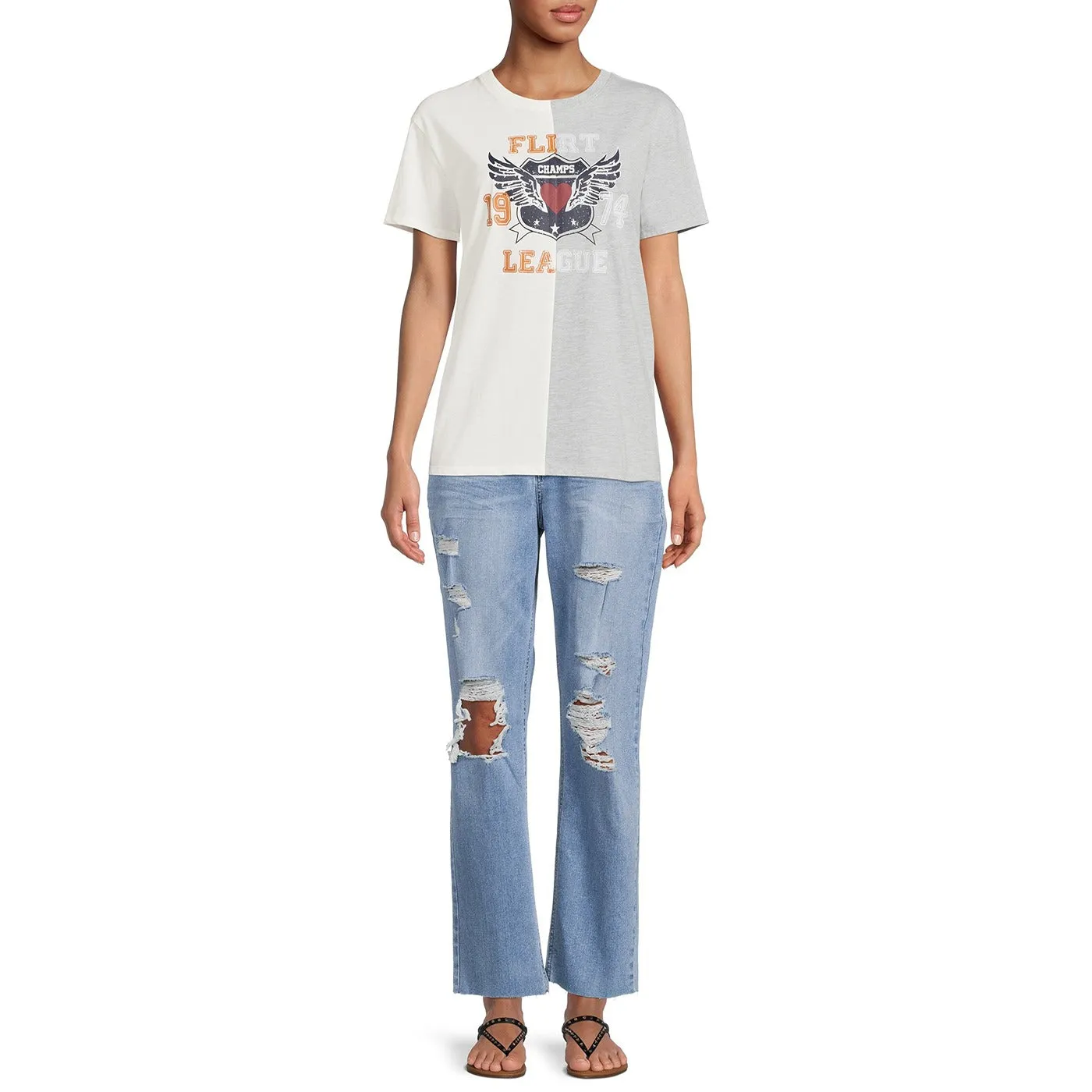NB Light Blue Ripped Jeans