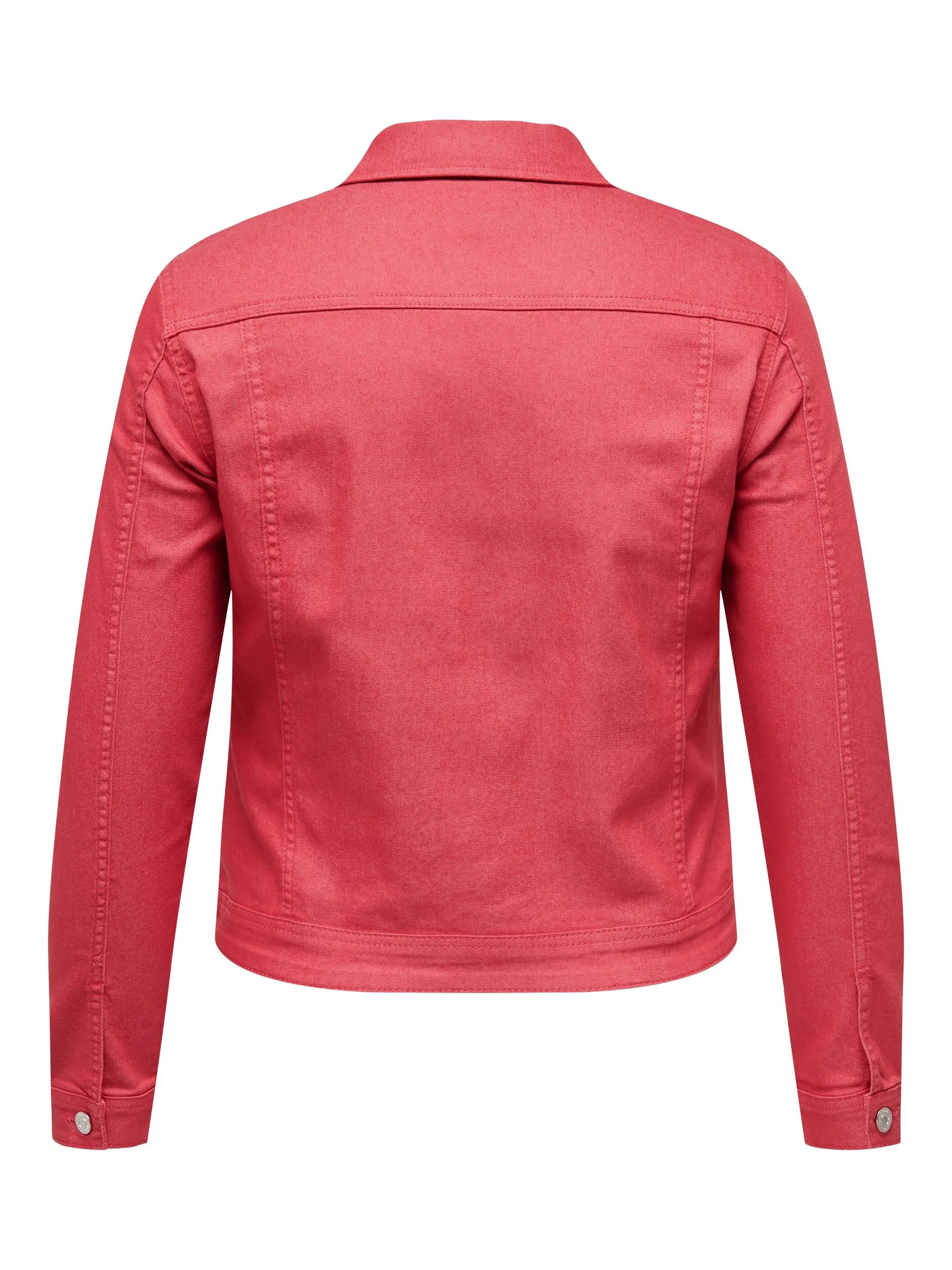 Only Carmakoma Denim Jacket in Red