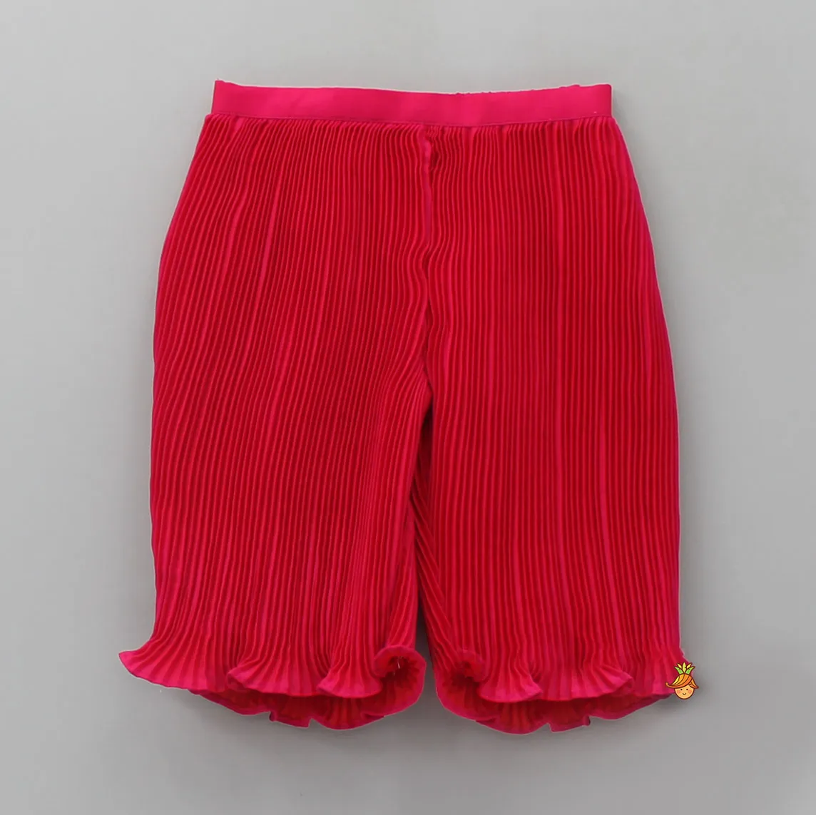 Pre Order: Stylish Pleated Top And Pant