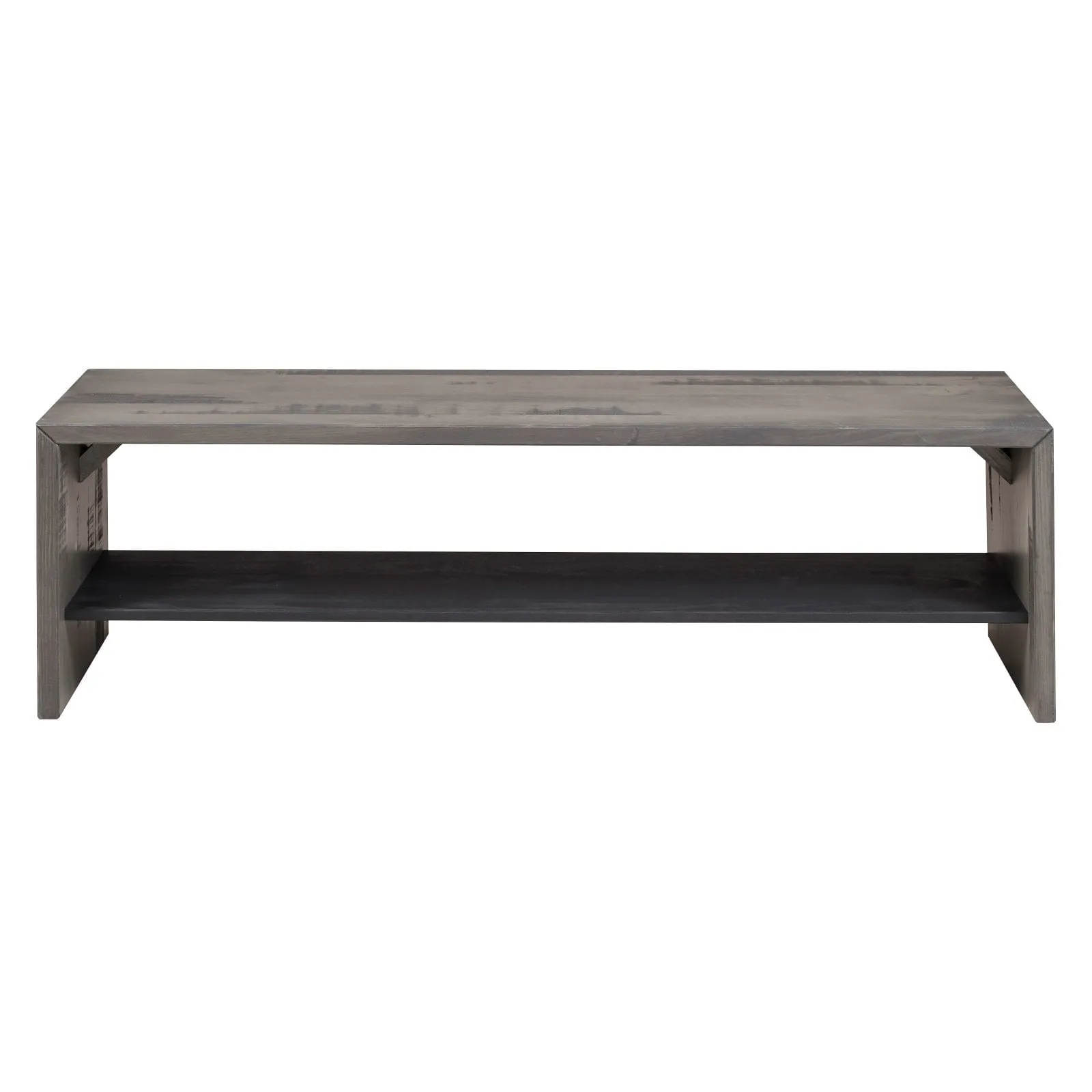 premium Walker Edison Roastam Storage Bench, Brown
