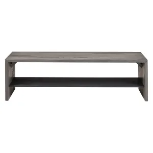 premium Walker Edison Roastam Storage Bench, Brown
