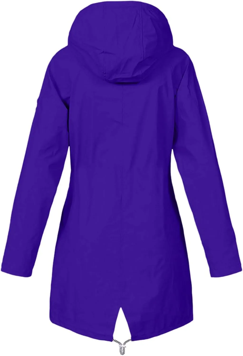 Rain Jackets for Women Waterproof with Hood Lightweight Packable Windbreaker Outdoor Trench Coat Travel Jacket