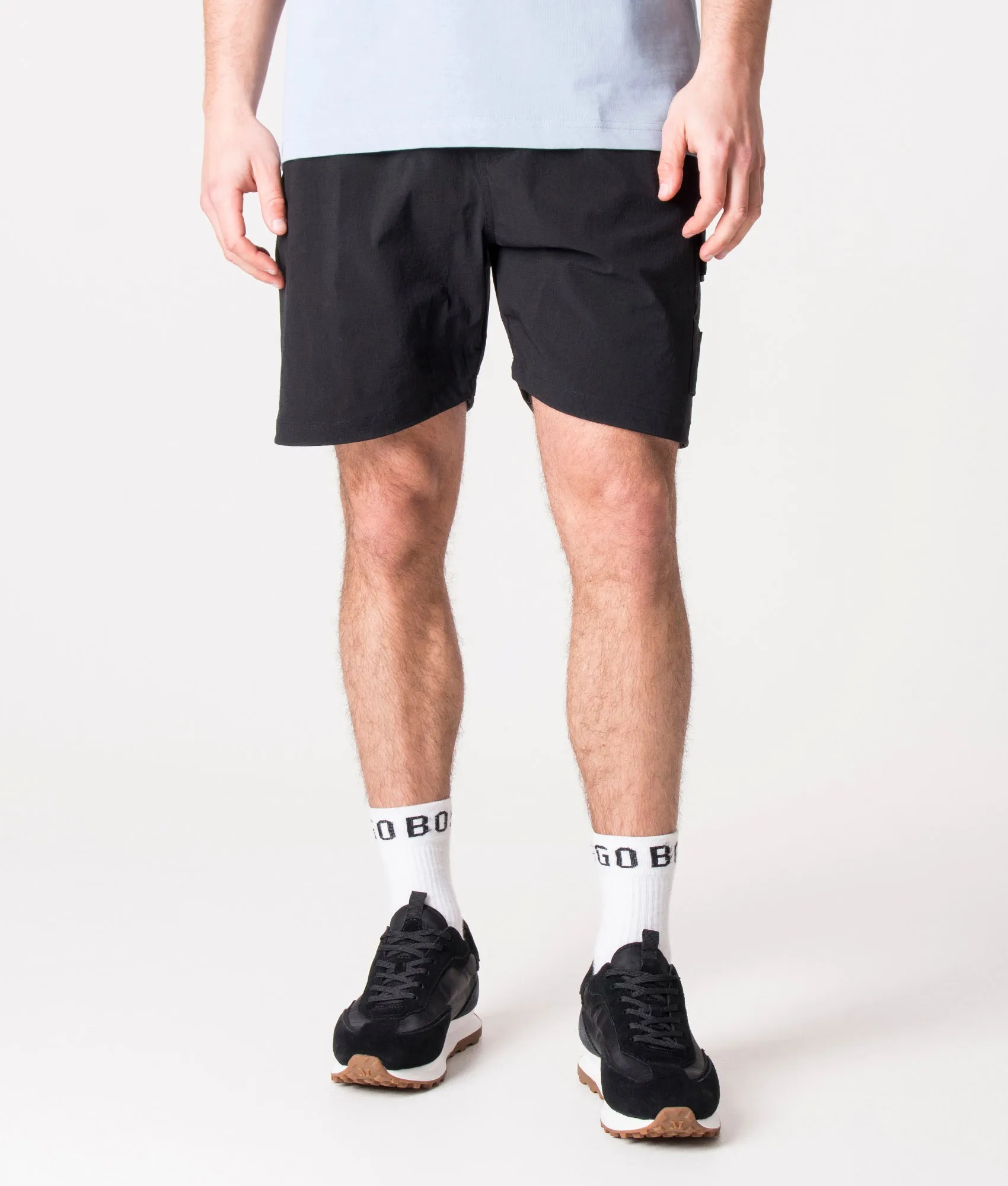 Regular Fit Utility Stretch Ripstop Cargo Shorts