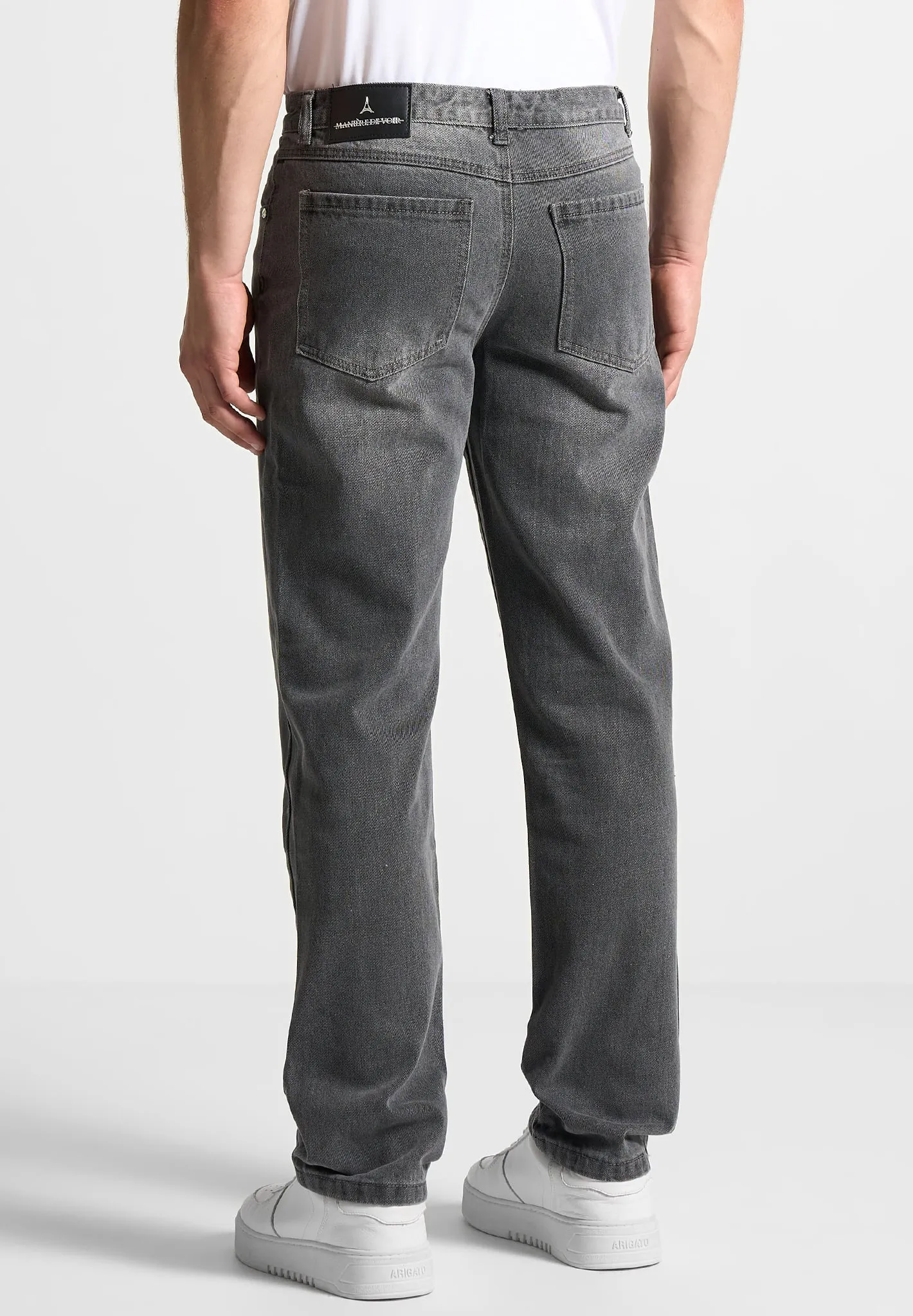 Relaxed Fit Jean - Washed Grey