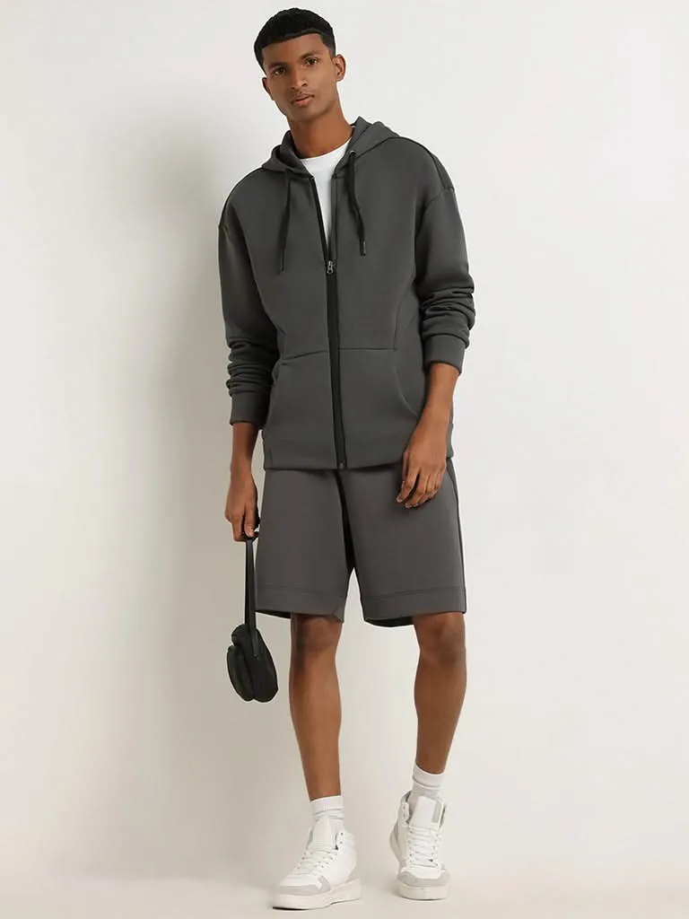 Studiofit Dark Grey Relaxed Fit Shorts