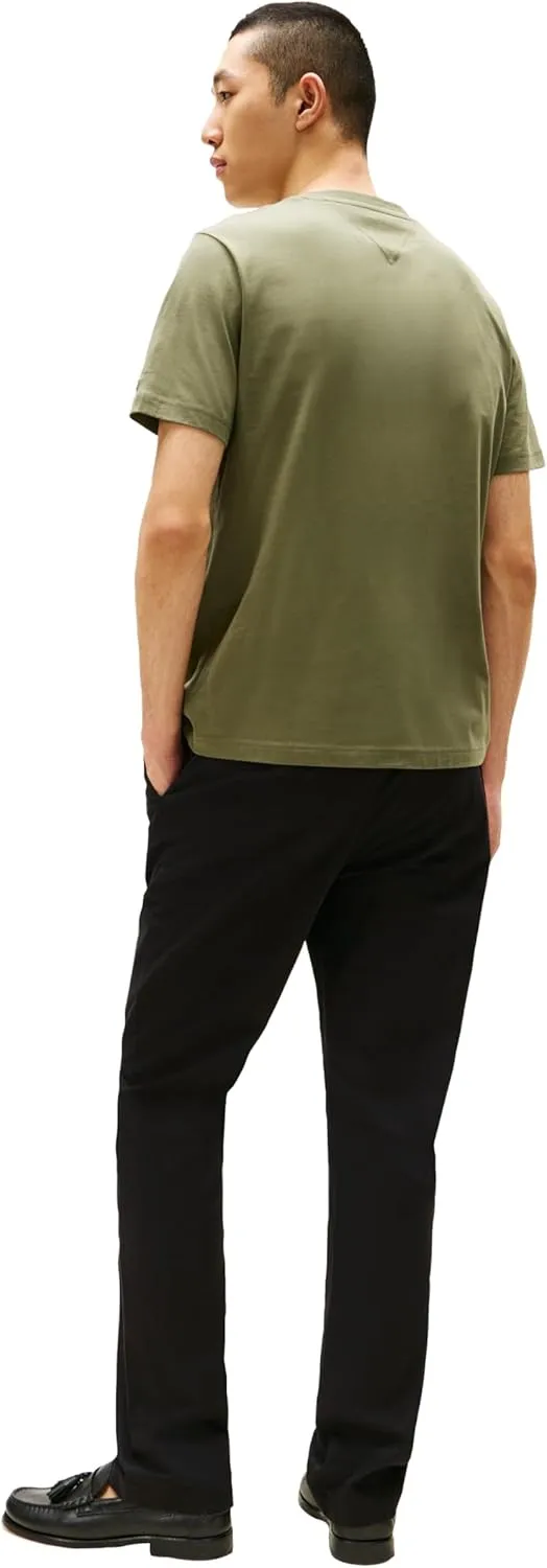 Tommy Hilfiger Men's Short Sleeve Cotton Graphic T-Shirts with Printed Logo