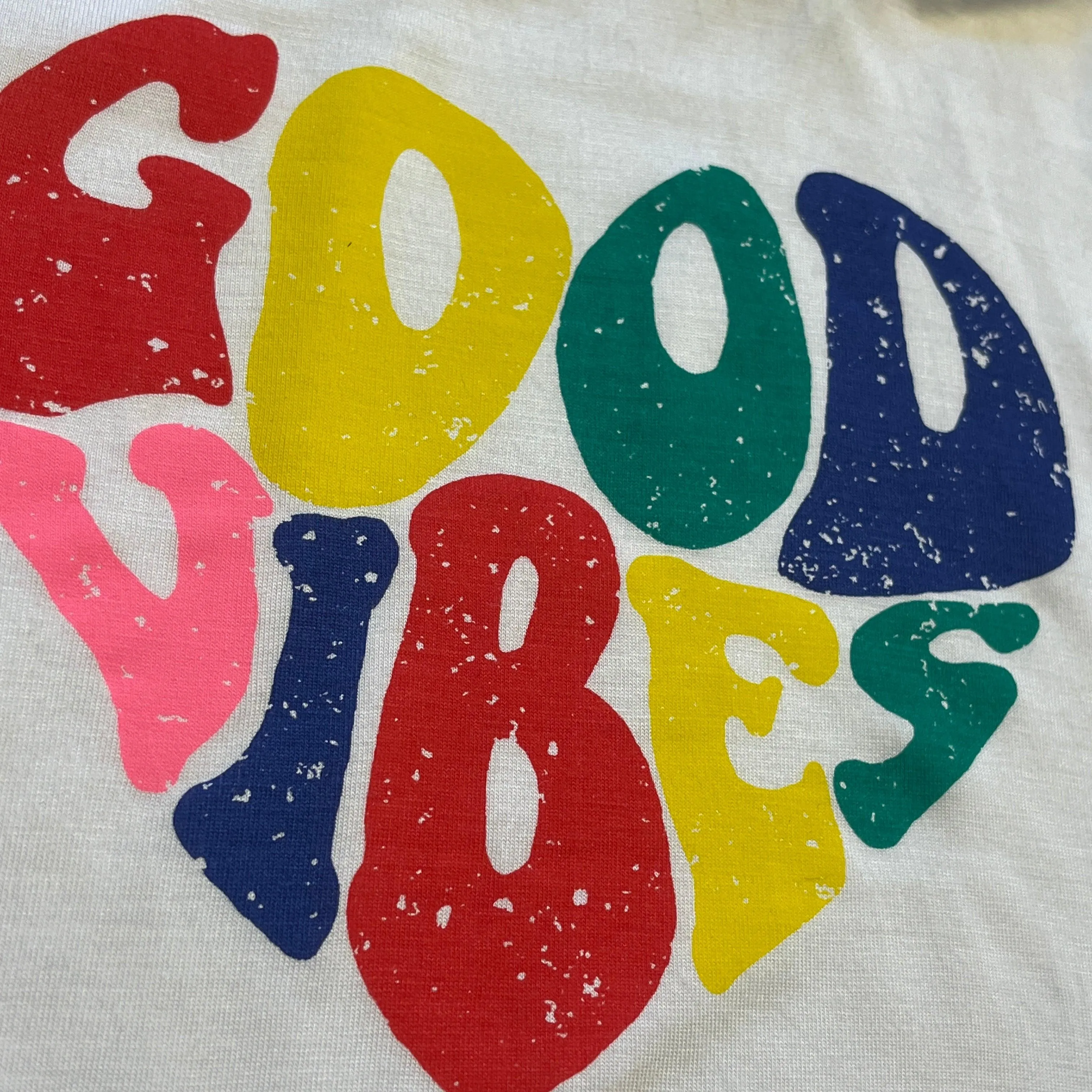 Tween Tops |Tee- Good Vibes | Flowers by Zoe
