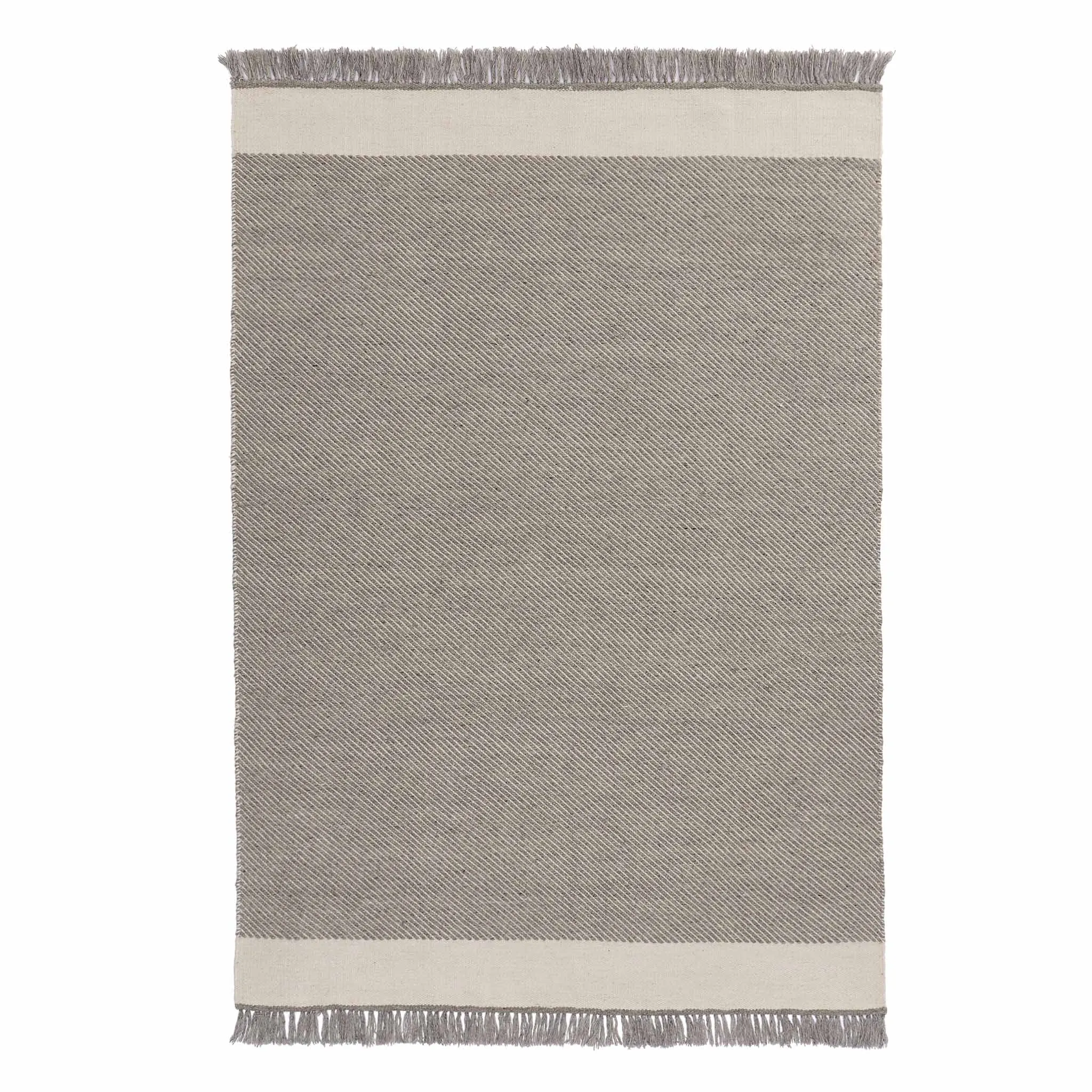 Vadi Wool Rug [Grey/Natural white]