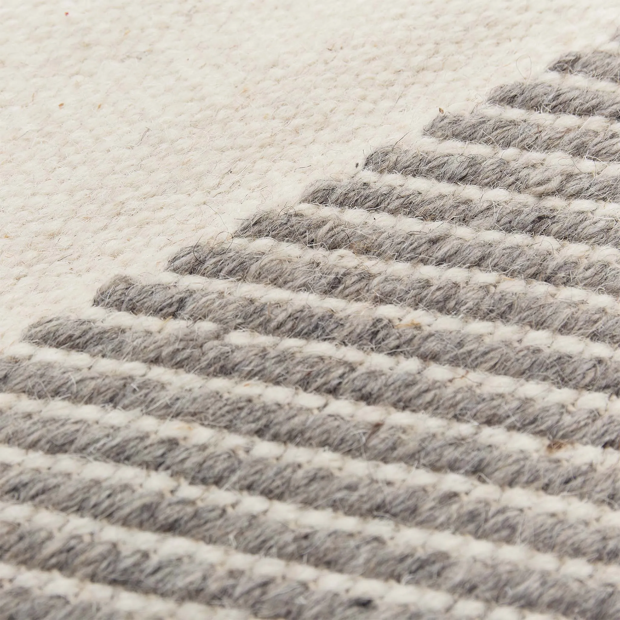 Vadi Wool Runner [Grey/Natural white]