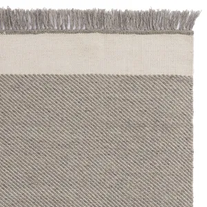Vadi Wool Runner [Grey/Natural white]
