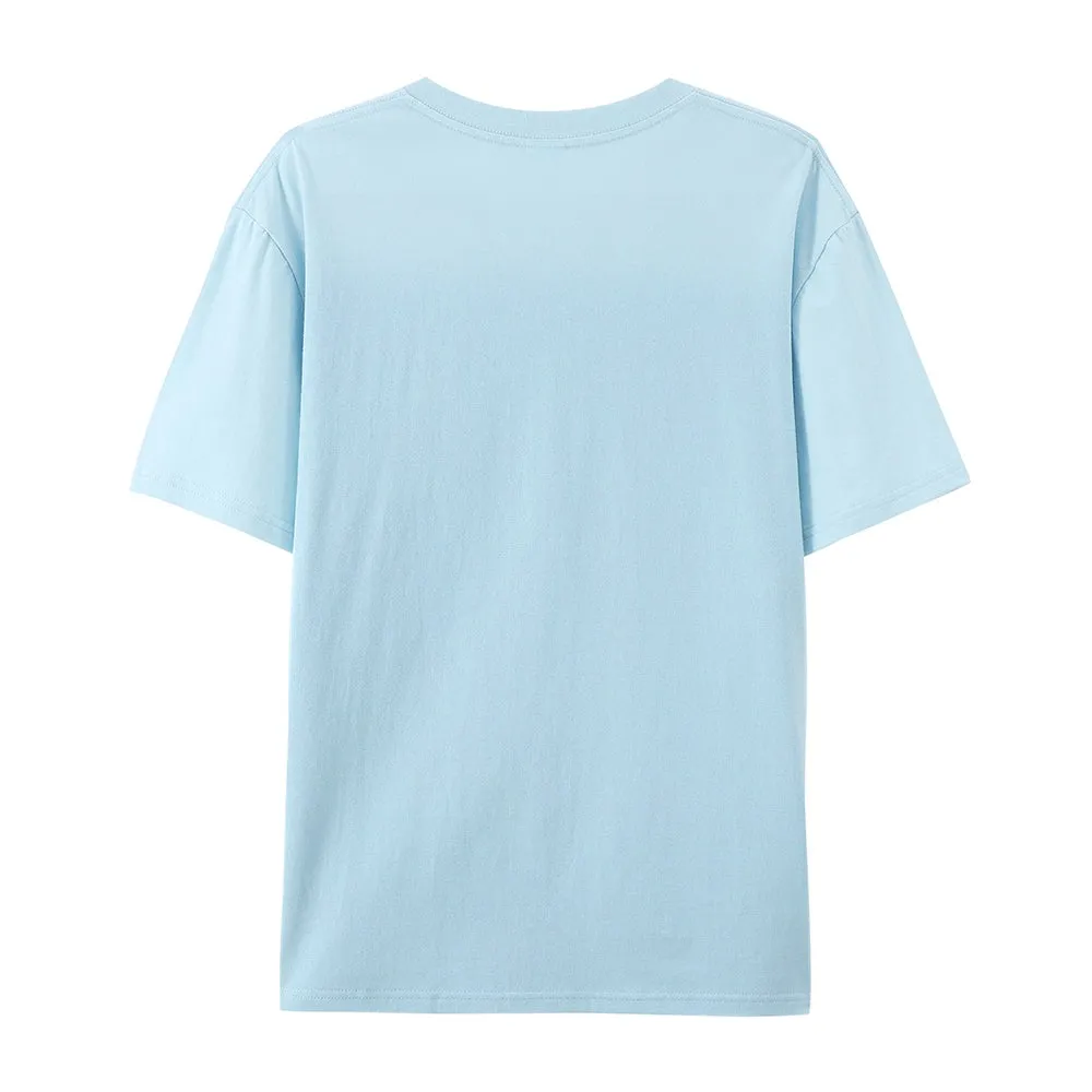 Women Valentine's Day Forever Love Heart Print Graphic T-shirt