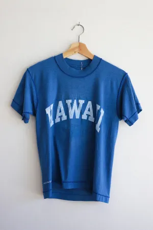 X Prism Blue Hawaii Varsity Tee 001